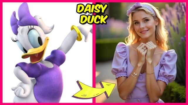 🎉🦆Mickey Mouse Clubhouse Characters As Humans + Their  Favorite Drinks, Snacks & More! | Daisy Duck