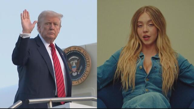 President Donald Trump is Still Swooning Over Sydney Sweeney
