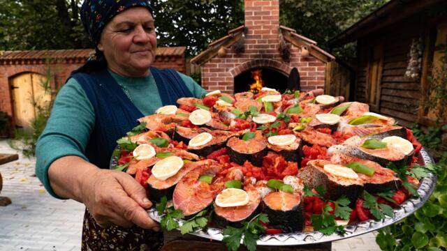 Wood-Fired Cooking: Delicious Trout Recipe with Fresh Garden Veggies | Village Life