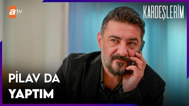 Akif'in telefonda ağzının suyu aktı - Kardeşlerim 120. Bölüm