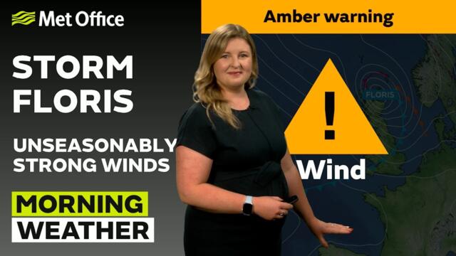 04/08/2025 - Amber and Yellow warnings in place - Morning Weather Forecast UK – Met Office Weather