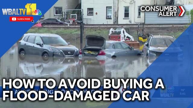 Here's what to check to avoid buying a water-damaged car