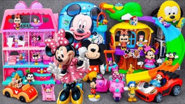 Satisfying With unboxing Mickey Mouse Roller Coaster Deluxe Clubhouse playset | Review Toys ASMR