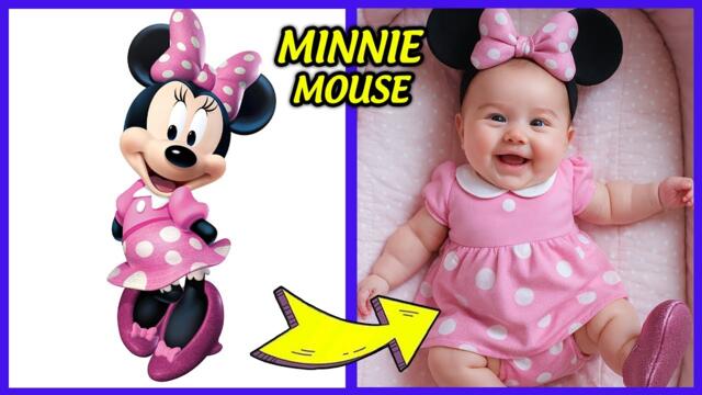 Mickey Mouse Clubhouse Characters As NEWBORN BABY 🔥 + Guess The Voice ~ Daisy Duck, Donald Duck #2