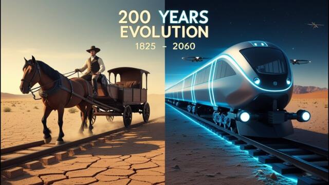 This Is How Trains Have Evolved in 200 Years 🚂➡️🚄| Train Evolution From Steam to Speed