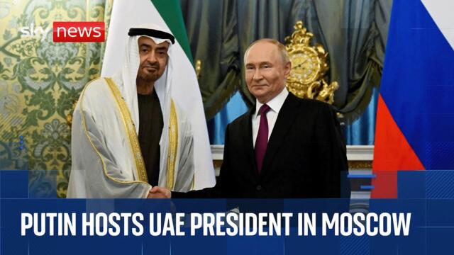 Putin meets UAE President Sheikh Mohamed bin Zayed Al Nahyan in Moscow