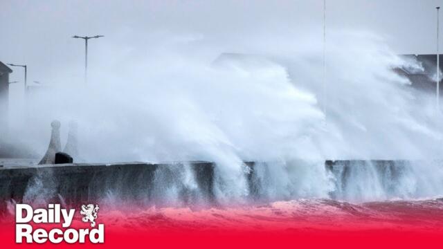 Weather warnings come into force with severe travel disruption expected as Storm Floris arrives