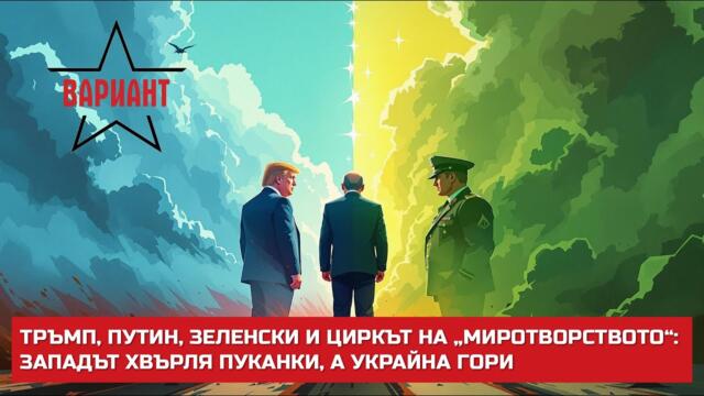 ТРЪМП, ПУТИН, ЗЕЛЕНСКИ И ЦИРКЪТ НА „МИРОТВОРСТВОТО“: ЗАПАДЪТ ХВЪРЛЯ ПУКАНКИ, А УКРАЙНА ГОРИ,  #598