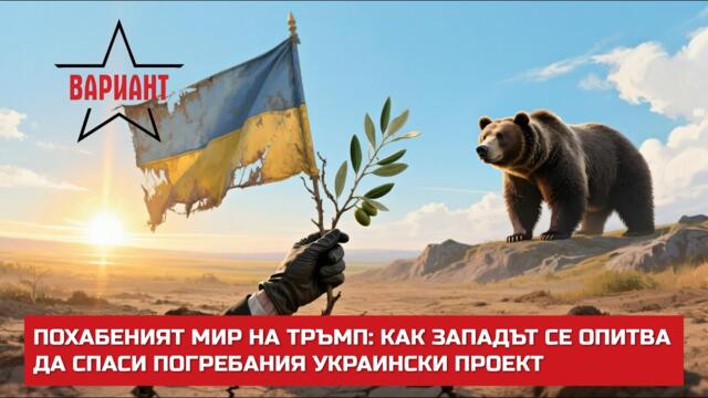 ПОХАБЕНИЯТ МИР НА ТРЪМП: КАК ЗАПАДЪТ СЕ ОПИТВА ДА СПАСИ ПОГРЕБАНИЯ УКРАИНСКИ ПРОЕКТ,  Вариант #599