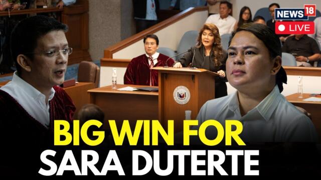 LIVE | Sara Duterte Impeachment | Philippine Senate shelves V-P Sara Duterte’s Impeachment Case N18G 2025-08-09 10:23