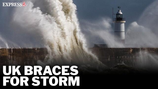 Storm Floris CRASHES into UK with 'do not travel' and 'danger to life' warnings issued