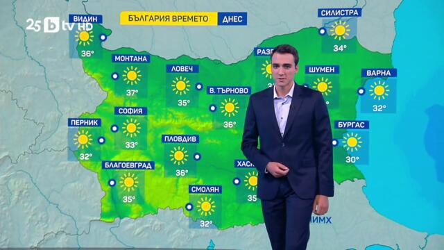 bTV Времето (09.08.2025 г. – сутрешна емисия)