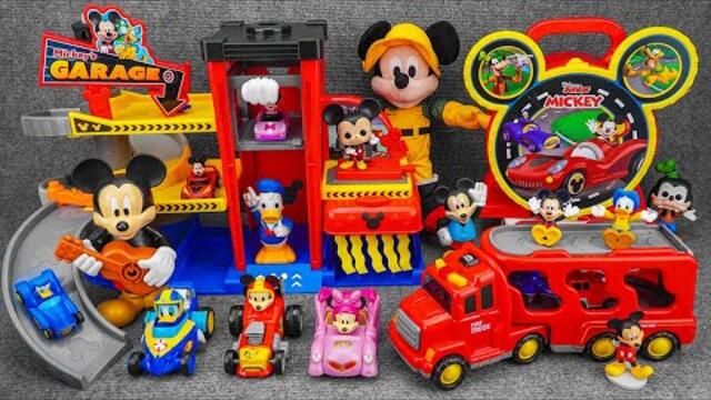 Satisfying with Unboxing Disney Mickey Mouse Go Garage Playset | Review Toys ASMR