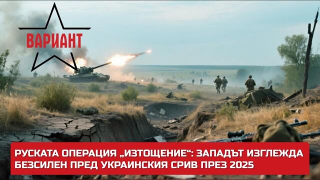 РУСКАТА ОПЕРАЦИЯ „ИЗТОЩЕНИЕ“: ЗАПАДЪТ ИЗГЛЕЖДА БЕЗСИЛЕН ПРЕД УКРАИНСКИЯ СРИВ ПРЕЗ 2025, #600