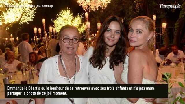 Emmanuelle Béart entourée de ses enfants : rare photo tous ensemble, un moment de bonheur simple