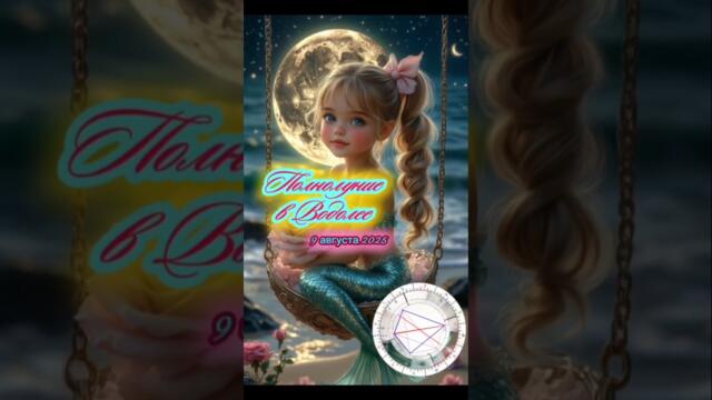 Полнолуние в Водолее - 9 августа 2025 #полнолуние #полнолуние2025 #астрология2025 #гороскоп