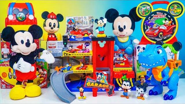 Satisfying with Unboxing Disney Mickey Mouse Ready to Race Garage Playset | Review Toys ASMR