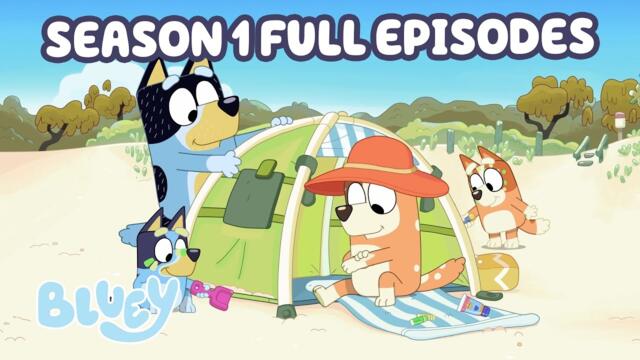 NEW Season 1 Bluey Full Episode Compilation 💙 ⭐️ 🏝️ | 40 MINUTES | Bluey