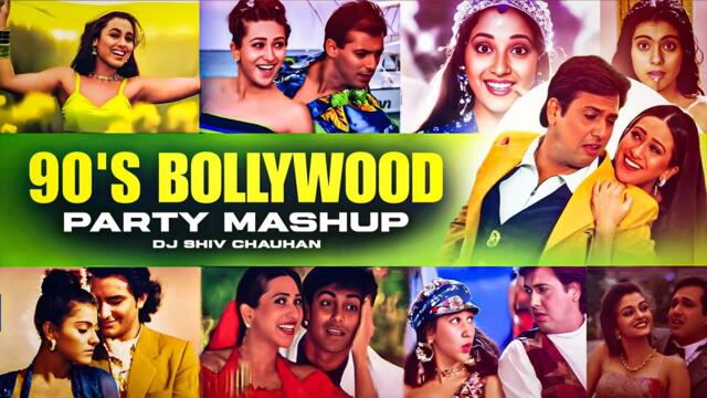90's Bollywood Party Mashup | Dj Shiv Chauhan | 90's Super hit Dj Song | Best of 90s Old Remix Songs