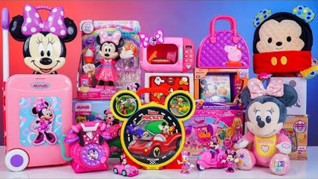 Mickey ASMR🐭 Satisfying with Unboxing Minnie Mouse Kitchen Basket Playset | Review Toys ASMR
