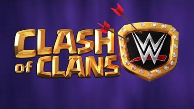 WWE  колаборация - Clash of Clans