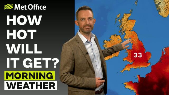 10/08/2025 - Showers in the north, Fine for many - Morning Weather Forecast UK – Met Office Weather
