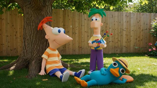 Phineas and Ferb Intro, Reimagined With Zero Budget – A Low Budget AI Remake