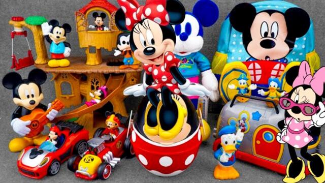 11 minute Satisfying Unboxing Mickey Mouse Clubhouse Tree House Adventure Playset | Review Toys ASMR