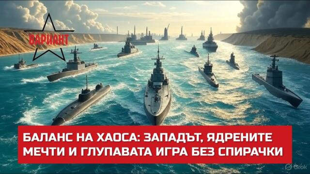 БАЛАНС НА ХАОСА: ЗАПАДЪТ, ЯДРЕНИТЕ МЕЧТИ И ГЛУПАВАТА ИГРА БЕЗ СПИРАЧКИ,  Вариант #604