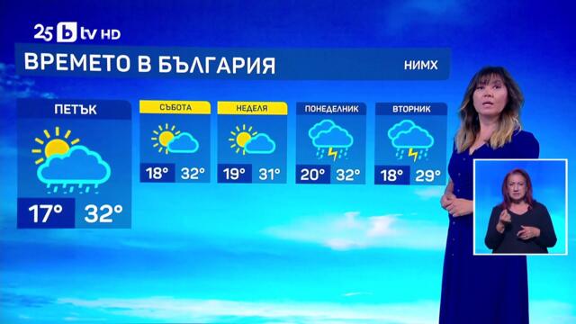 bTV Времето (14.08.2025 г. – централна емисия)