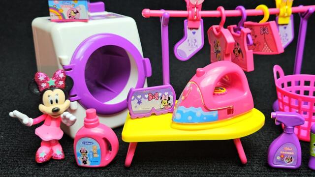 Disney Minnie Mouse Laundry Playset  - Satisfying with Unboxing Toys Compilation ASMR [Lt.620]