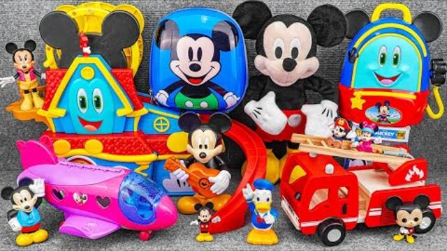 Satisfying with Unboxing Disney Mickey Mouse Airplane Jumbo Fun House Playset | Review Toys ASMR