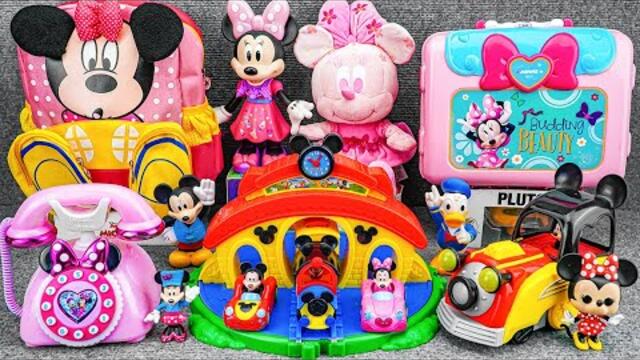 Mickey ASMR🐭 Satisfying with Unboxing Cute Minnie Mouse Makeup Playset | Review Toys