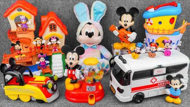 Satisfying with Unboxing Disney Junior Mickey Mouse Gumball Machine Playset | Review Toys ASMR