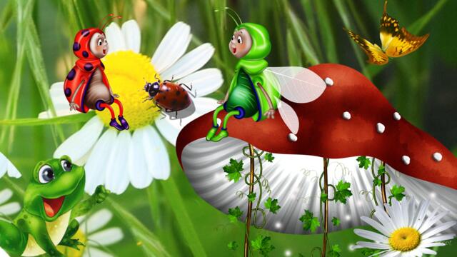 🐞 Две  калинки, като  балеринки ... (детска песен)🐞