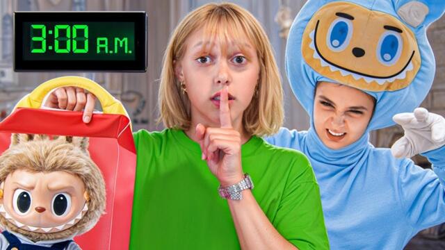 Амелка и нейните приятели отварят LABUBU Happy Meal! Много лоша идея! Забавно видео за тийнейджъри