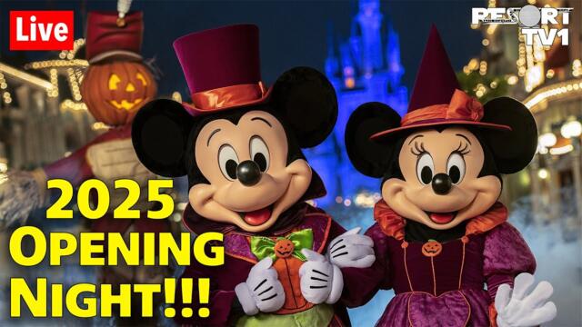🔴Live: THE FIRST Mickey's Not So Scary Halloween Party of 2025 - Walt Disney World - 8-15-25 2025-08-16 00:48