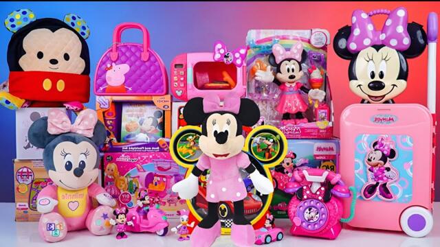 Mickey ASMR Satisfying of Unboxing Minnie Mouse Kitchen Basket Playset | Review Toys ASMR