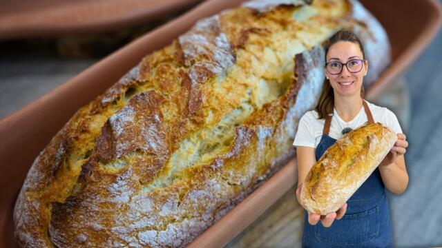 ДОМАШЕН ХЛЯБ като от пекарна | Тайната на златистата хрупкава коричка