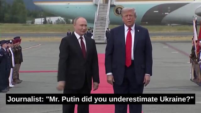 Rencontre Trump/Poutine : Les images du seul incident de la rencontre, quand une journaliste apostrophe le Président Russe : "Mr Poutine, allez-vous a