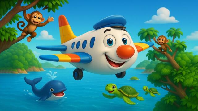 Самолетче, Самолетче ✈️ | Весела Детска Песен на Български Език – Мелодична Песничка за Деца