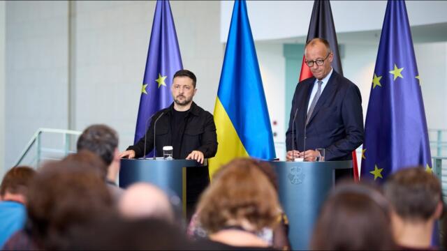 Заяви для медіа Володимира Зеленського та Фрідріха Мерца