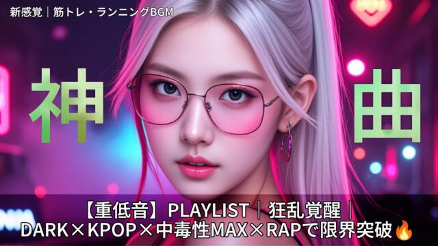 【重低音】PLAYLIST｜狂乱覚醒｜DARK×KPOP×中毒性MAX×RAPで限界突破🔥