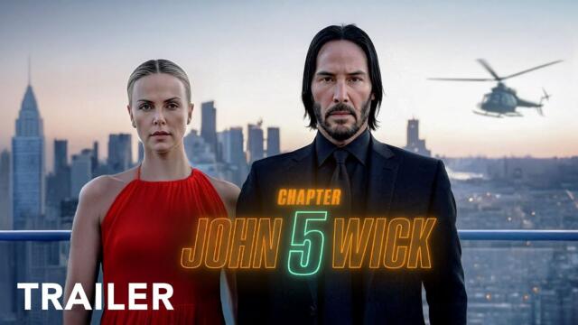 John Wick: Chapter 5 | Trailer | Keanu Reeves, Charlize Theron | 2025 Movies Trailers