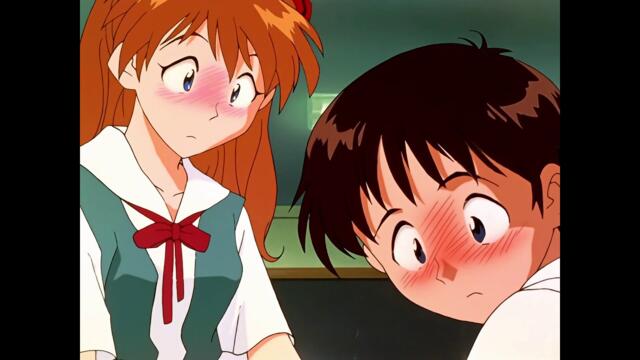 Evangelion Asuka And Shinji