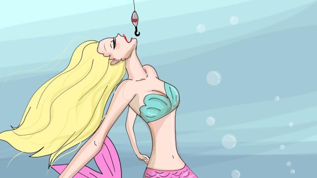 Fisherman and mermaid | animation