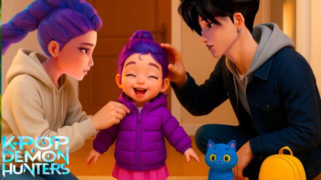 Growing up a little Huntrix / Rumi x Jinu x daughter  / K-Pop Demon Hunters