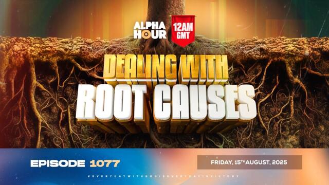 ALPHA HOUR EPISODE 1077 || DEALING WITH ROOT CAUSES || FRIDAY, 15th AUGUST 2025