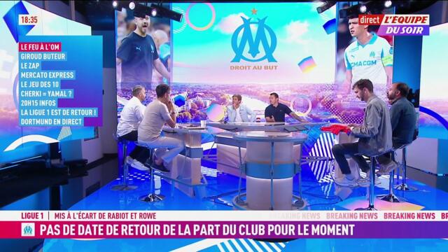 Rabiot et Rowe écartés temporairement - Foot - Ligue 1 - OM