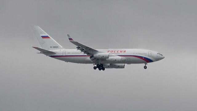 President Putin arrives in Anchorage with a fighter jet escort for his summit with Trump